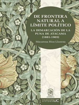 cover image of De frontera natural a límite político